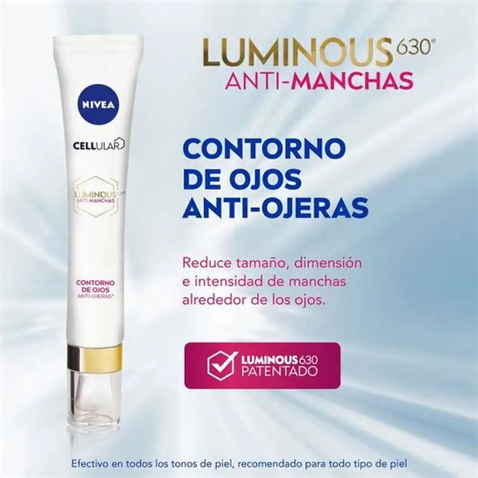 NIVEA LUMINOUS CONTORNO DE OJOS 15ml - Imagen 2