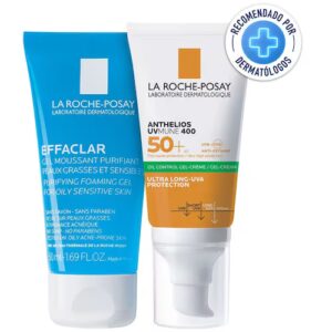LA ROCHE POSAY ANTHELIOS GEL TINTE/GEL EFFACLAR X2 50ml/50ml